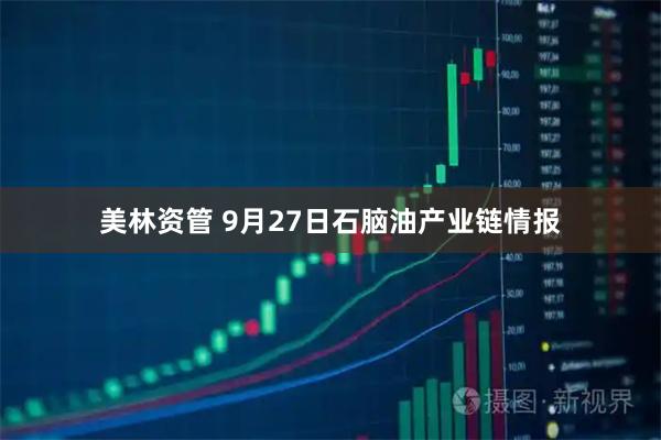 美林资管 9月27日石脑油产业链情报